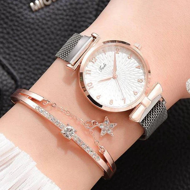 Armbanduhr mit Magnetarmband