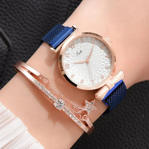 Armbanduhr mit Magnetarmband