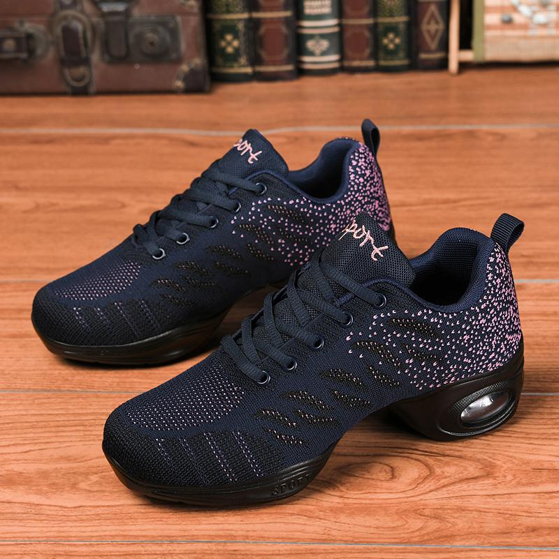 Bequeme Jazz-Tanzschuhe für Outdoorsport – Mesh-Obermaterial