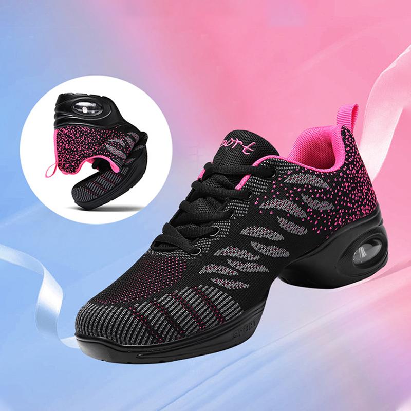 Bequeme Jazz-Tanzschuhe für Outdoorsport – Mesh-Obermaterial