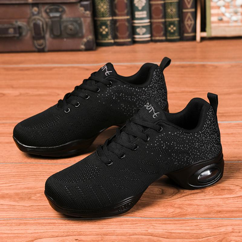 Bequeme Jazz-Tanzschuhe für Outdoorsport – Mesh-Obermaterial