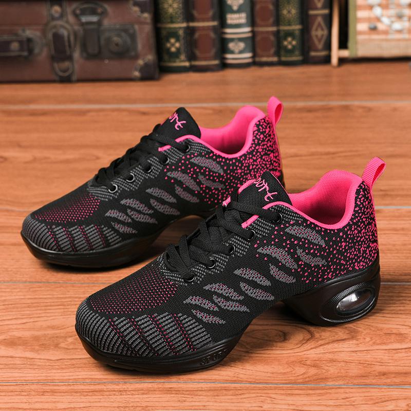 Bequeme Jazz-Tanzschuhe für Outdoorsport – Mesh-Obermaterial