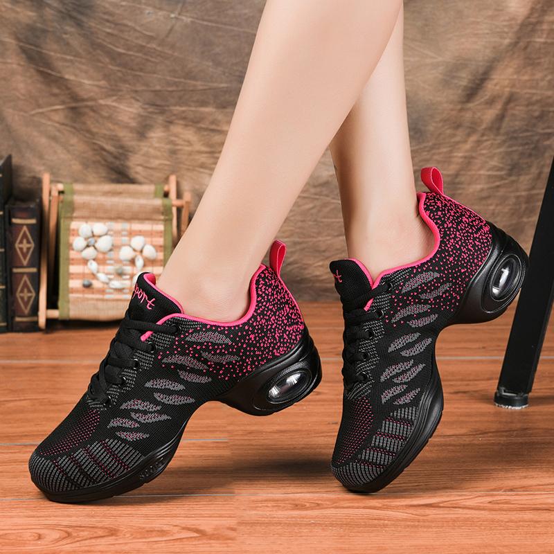 Bequeme Jazz-Tanzschuhe für Outdoorsport – Mesh-Obermaterial