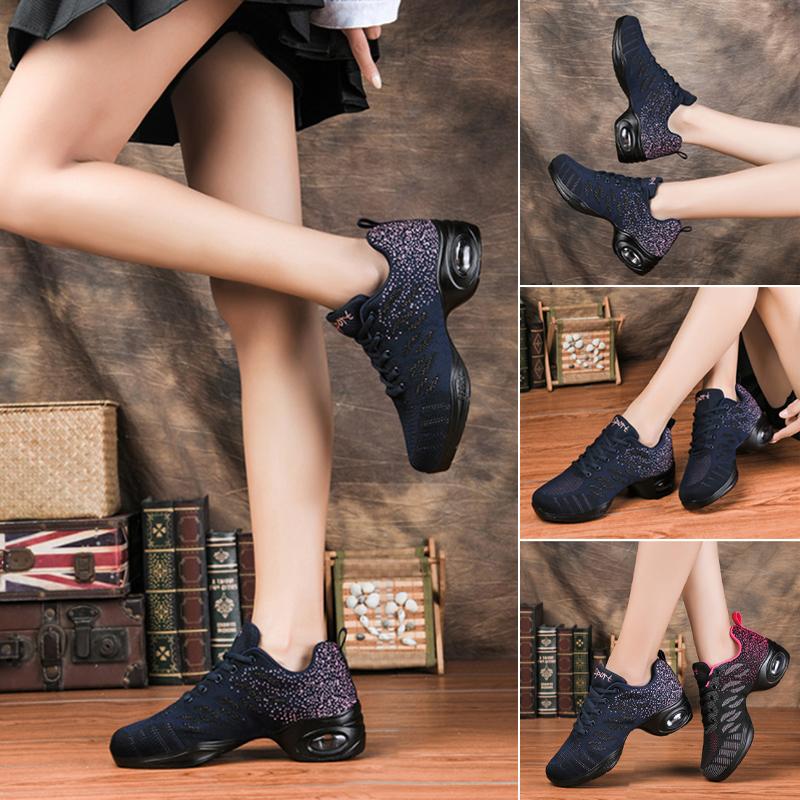 Bequeme Jazz-Tanzschuhe für Outdoorsport – Mesh-Obermaterial