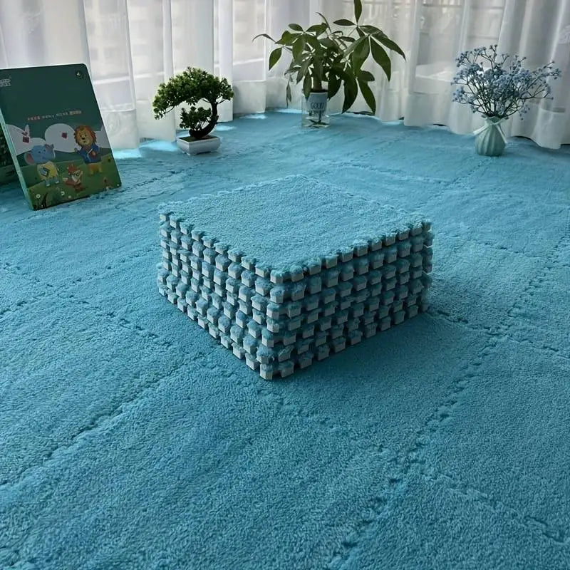 Bequeme und süsse Puzzlematte (10-teiliges quadratisches Set)