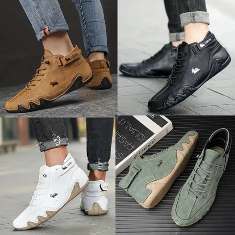 Bequeme und rutschfeste Barfussschuhe aus echtem Leder (Unisex)
