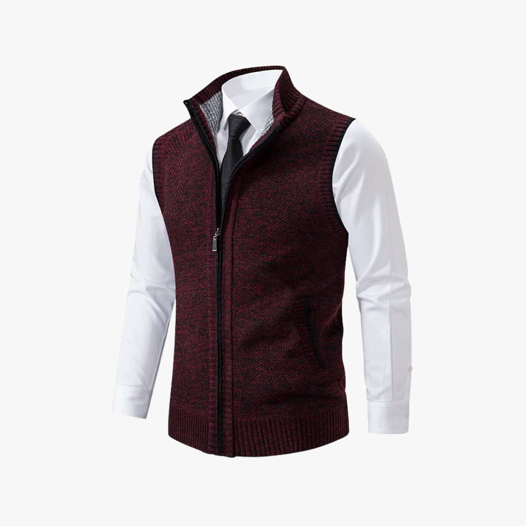 Bequeme Herren-Strickweste in mehreren Farben