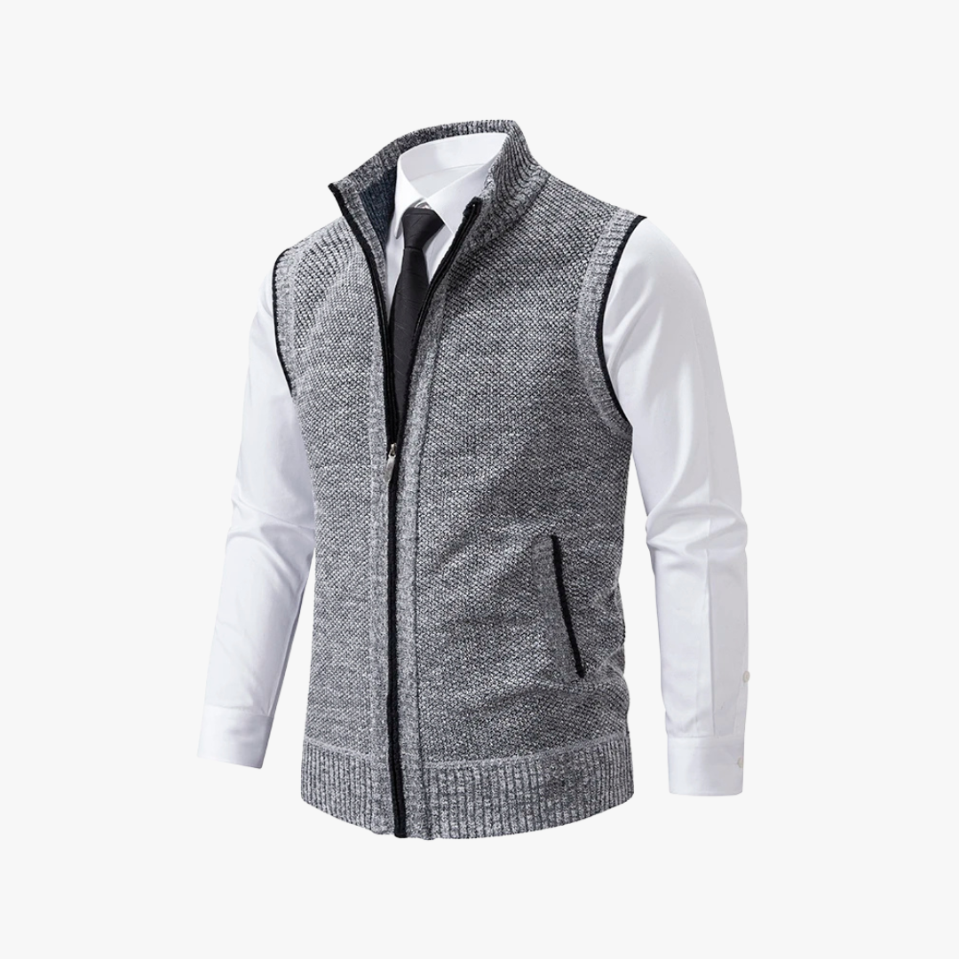 Bequeme Herren-Strickweste in mehreren Farben