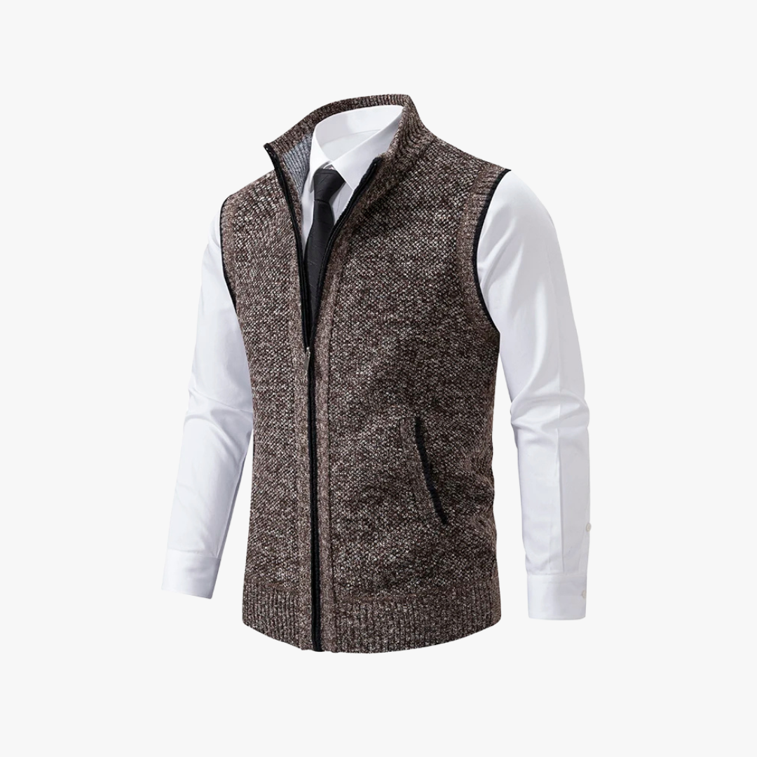 Bequeme Herren-Strickweste in mehreren Farben