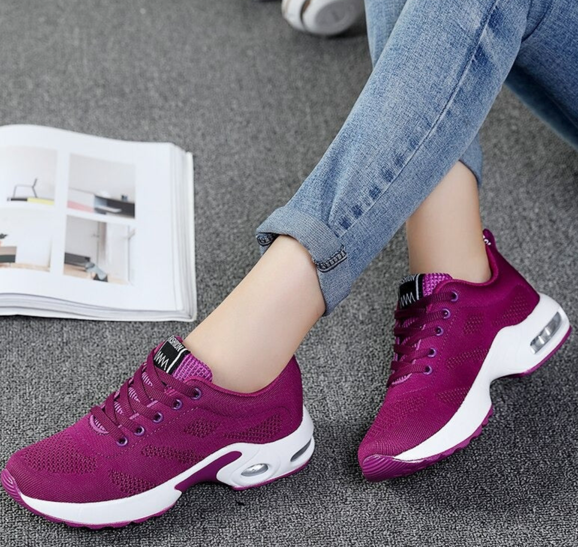 Bequemer Sportschuh mit Luftpolsterung