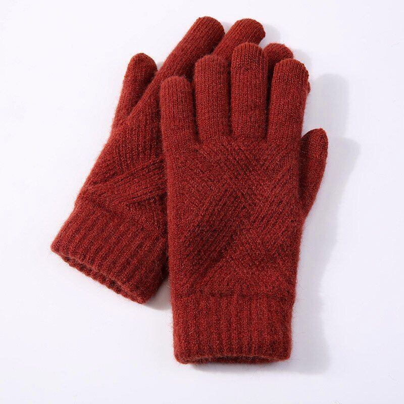 Bequeme Damen-Strickhandschuhe