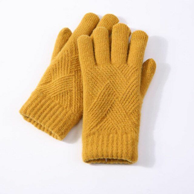 Bequeme Damen-Strickhandschuhe