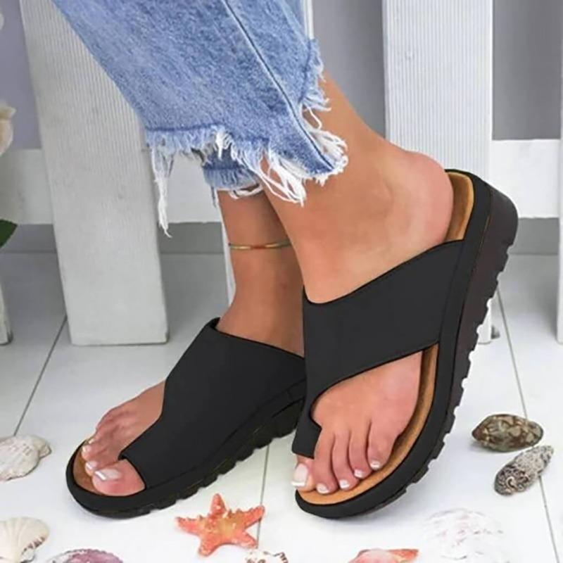 Bequeme Damensandalen mit Ballenzehen-Unterstützung