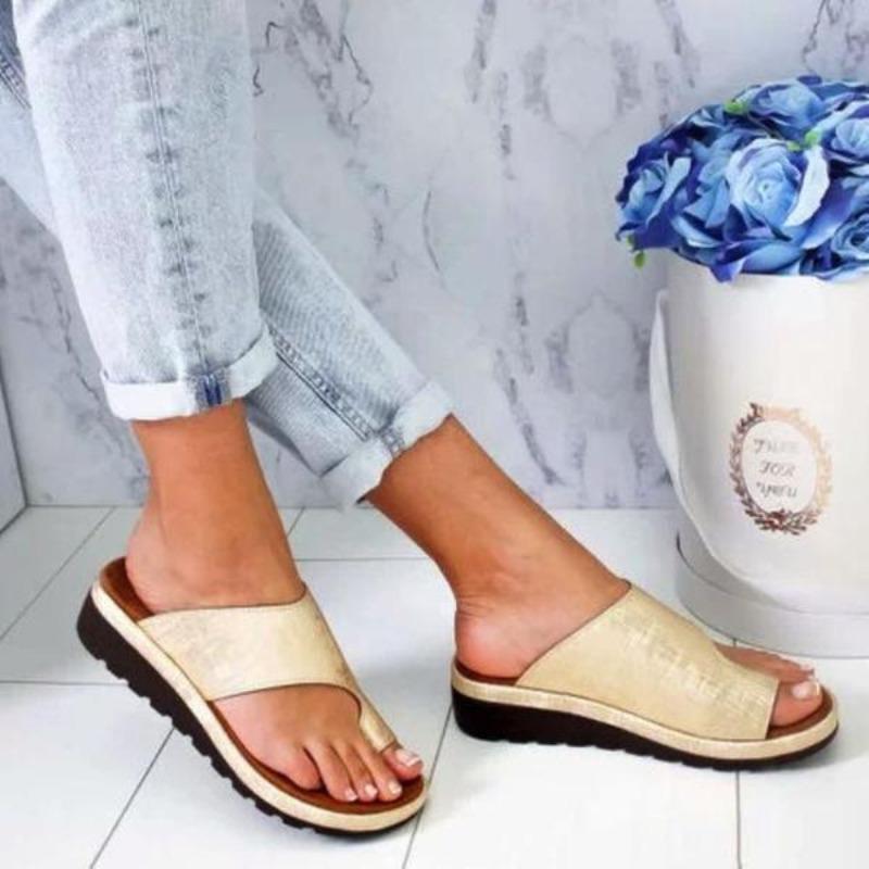 Bequeme Damensandalen mit Ballenzehen-Unterstützung