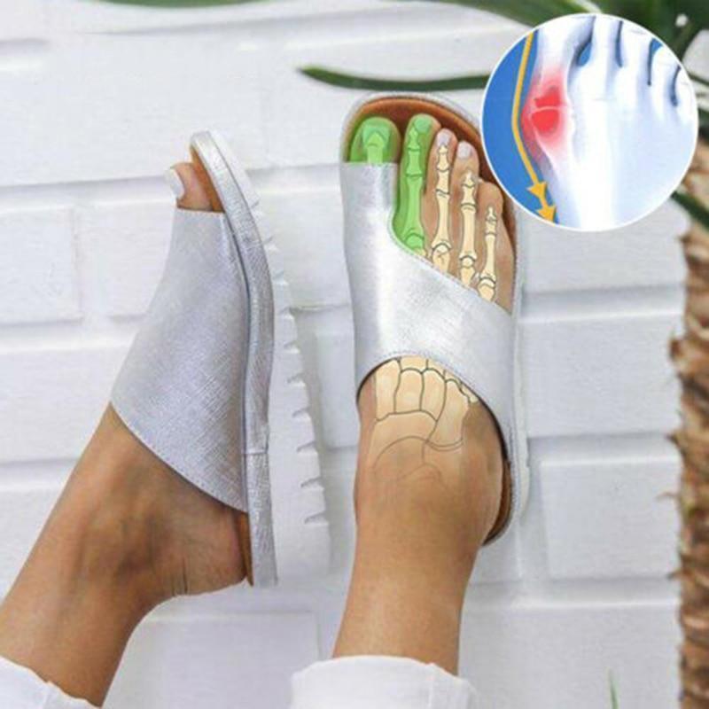 Bequeme Damensandalen mit Ballenzehen-Unterstützung