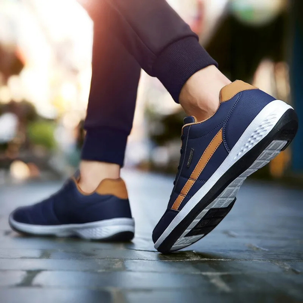 Bequeme orthopädische Leder-Sneaker
