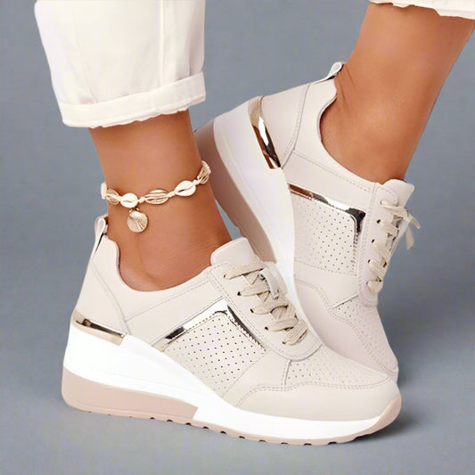 Bequeme Plateau-Gehschuhe für Damen