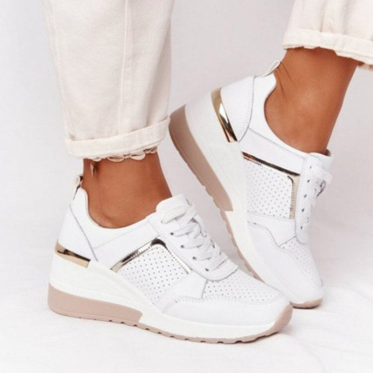Bequeme Plateau-Gehschuhe für Damen