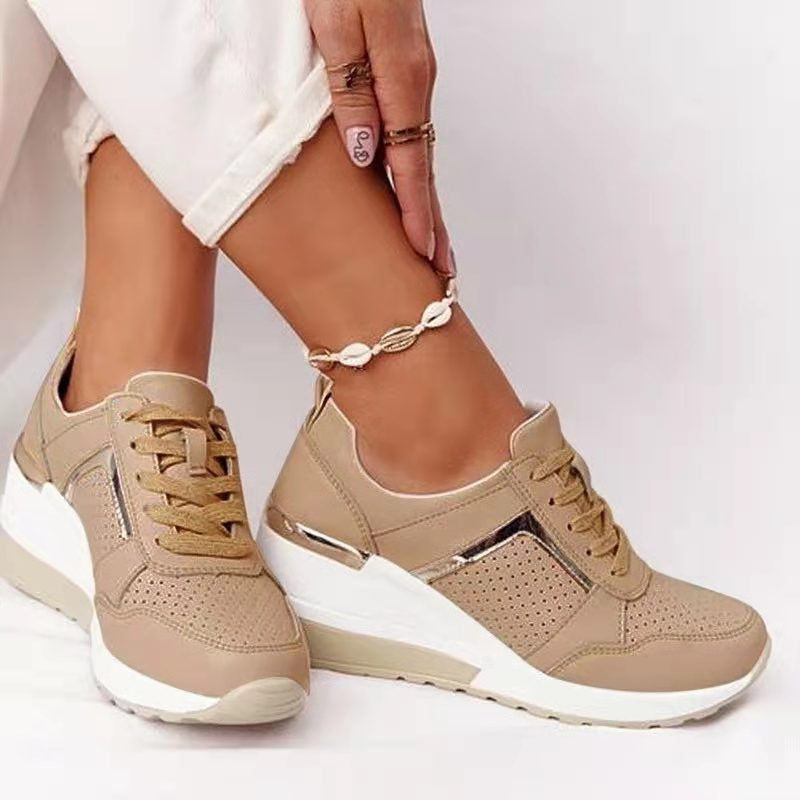 Bequeme Plateau-Gehschuhe für Damen