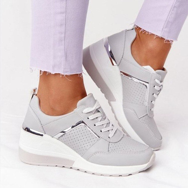 Bequeme Plateau-Gehschuhe für Damen
