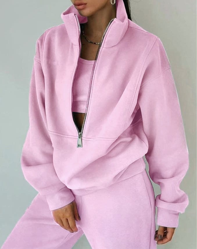 Bequemes Fleece-Loungeset