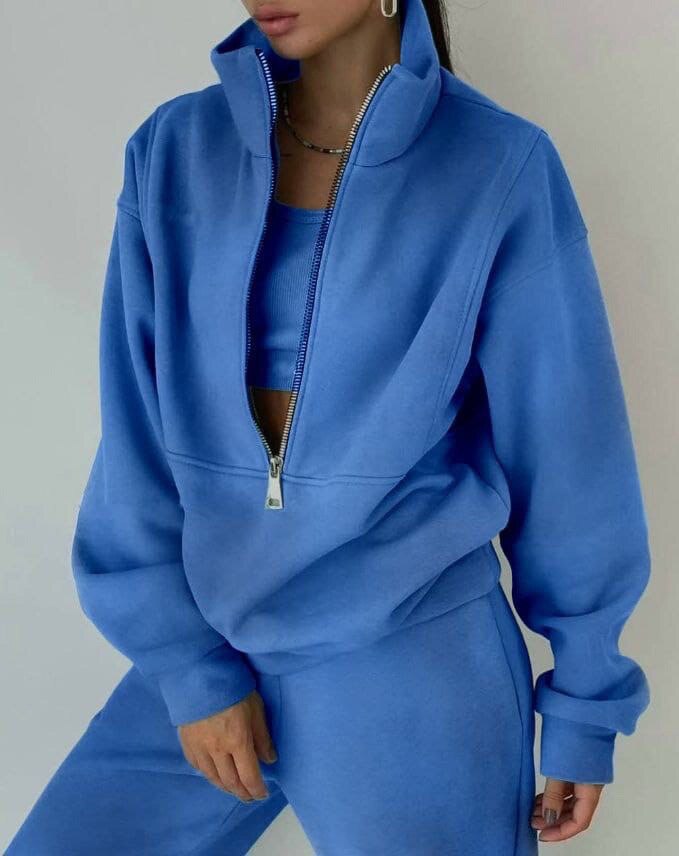 Bequemes Fleece-Loungeset