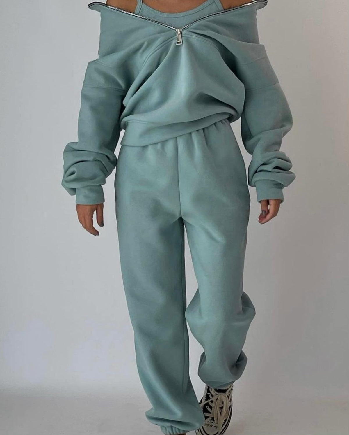 Bequemes Fleece-Loungeset