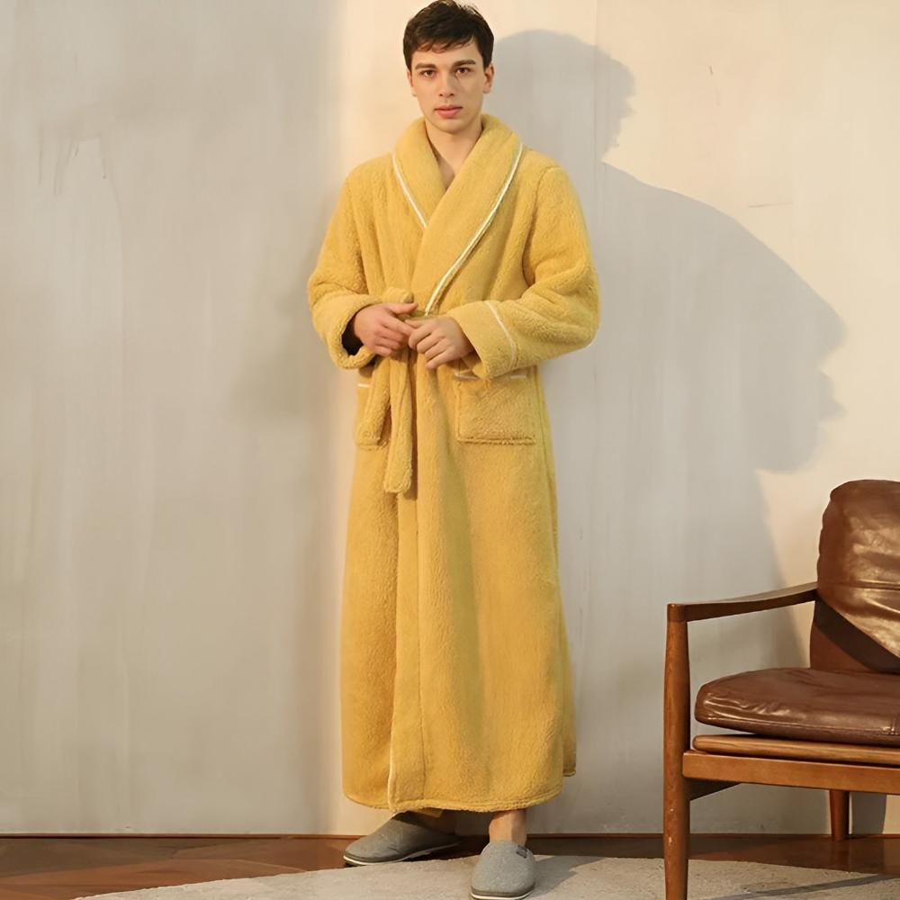 Bequemer Sherpa-Bademantel