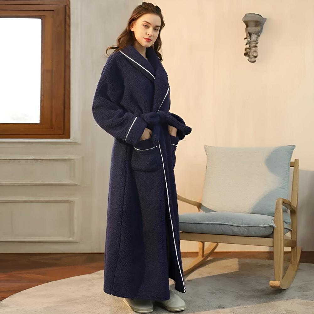 Bequemer Sherpa-Bademantel