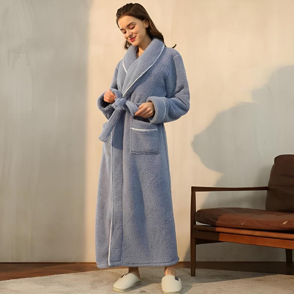 Bequemer Sherpa-Bademantel