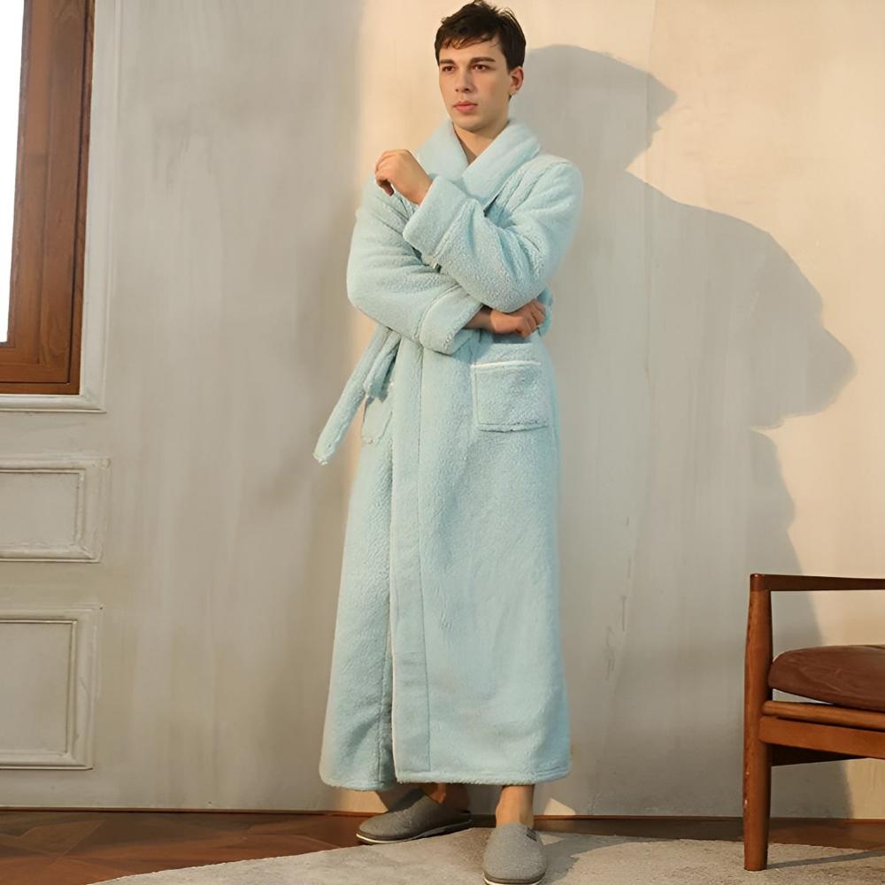 Bequemer Sherpa-Bademantel