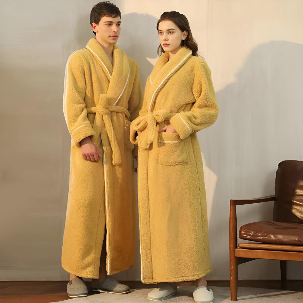 Bequemer Sherpa-Bademantel
