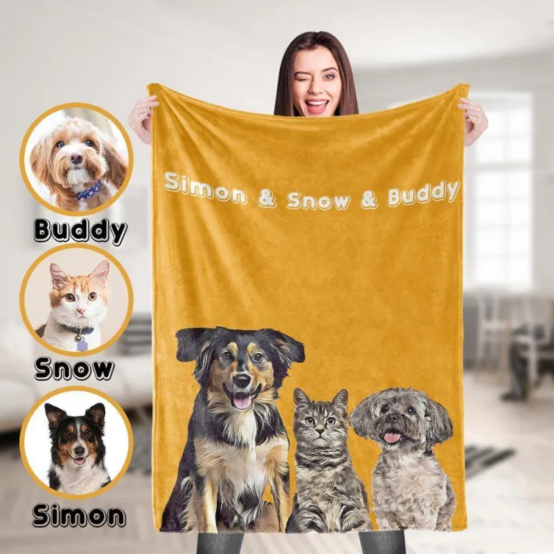 Bequeme, personalisierbare Decke