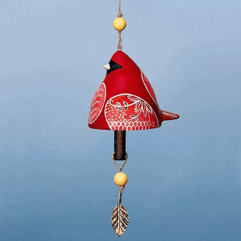 Keramik Vogel Windspiel Glocke für Garten und Zuhause