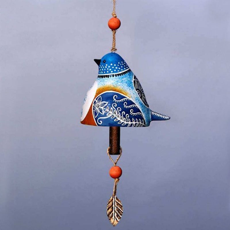 Keramik Vogel Windspiel Glocke für Garten und Zuhause