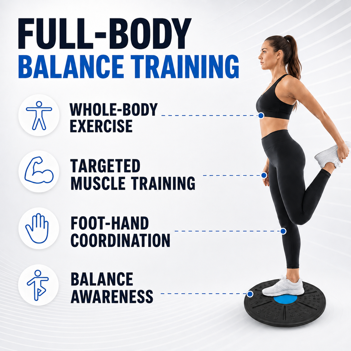 Rundes Gummi-Balance-Board