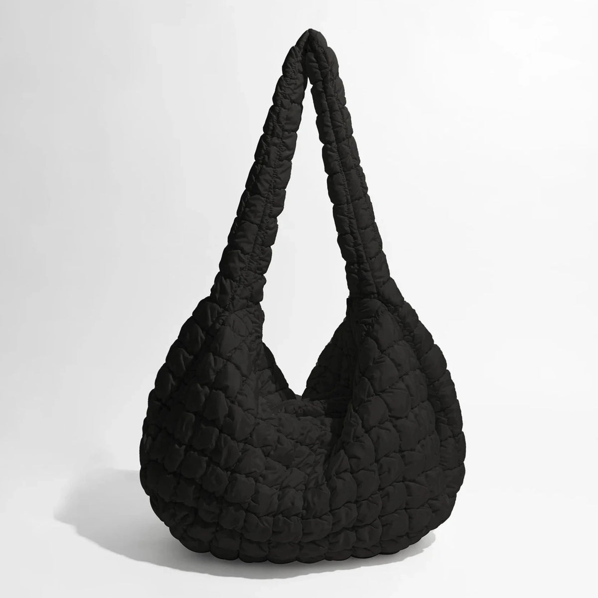 Gesteppte, extra grosse Schultertasche