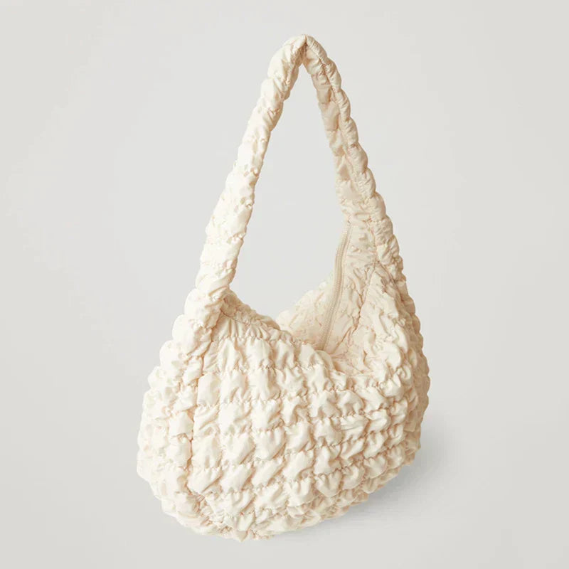 Gesteppte, extra grosse Schultertasche