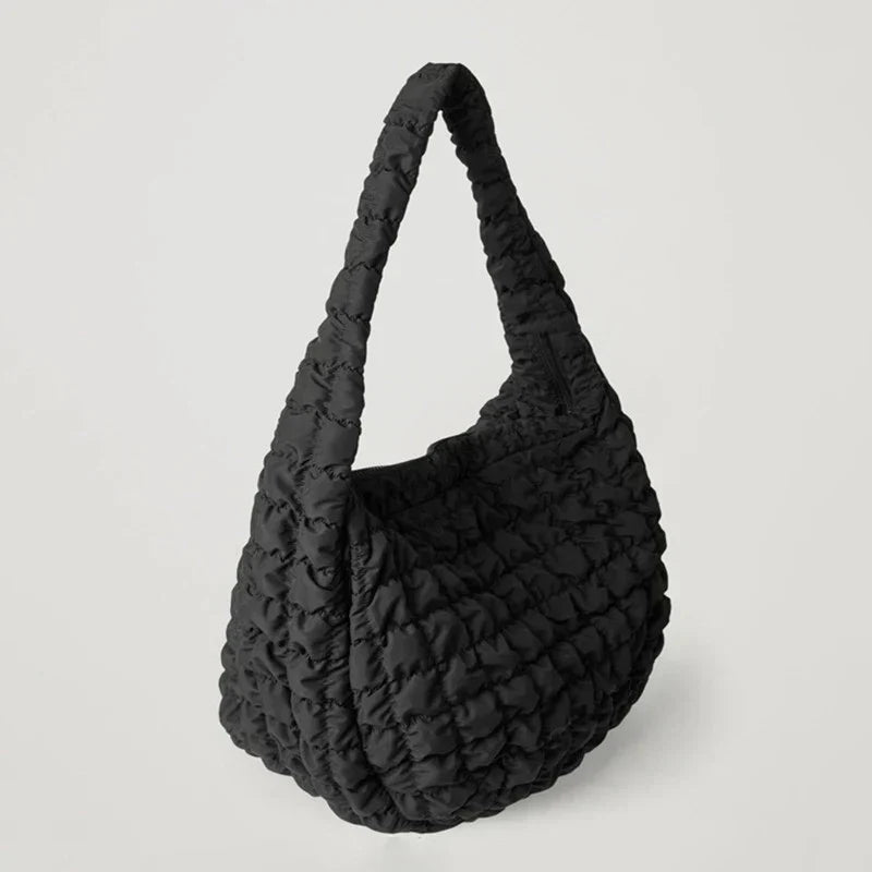 Gesteppte, extra grosse Schultertasche