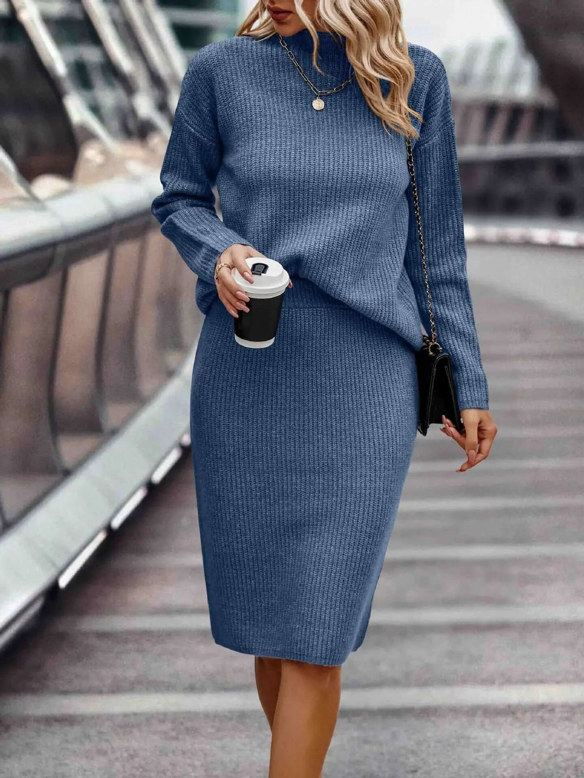 Zweiteiliges Strickset für Damen