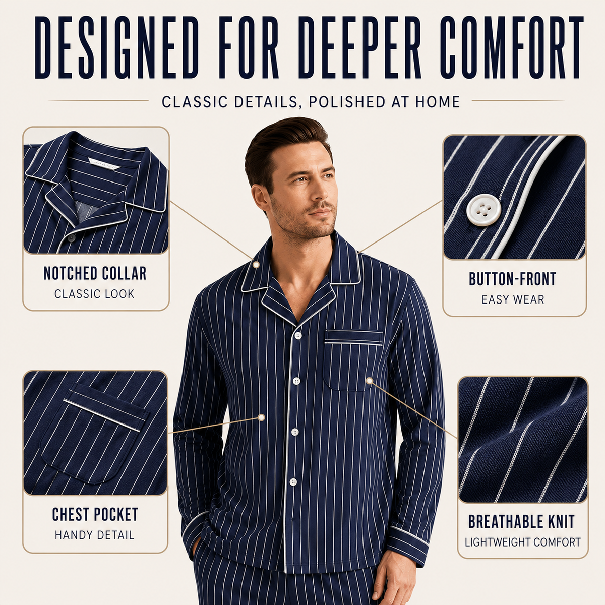 Zweiteiliges Pyjama-Set