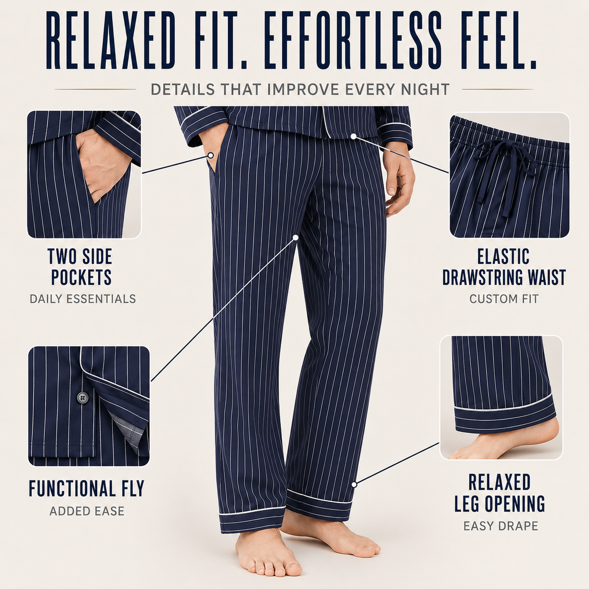 Zweiteiliges Pyjama-Set