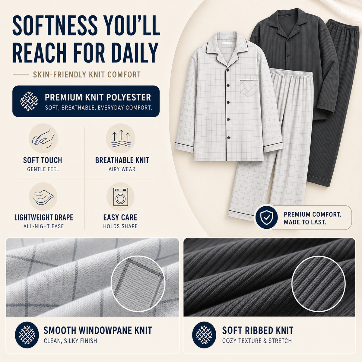 Zweiteiliges Pyjama-Set