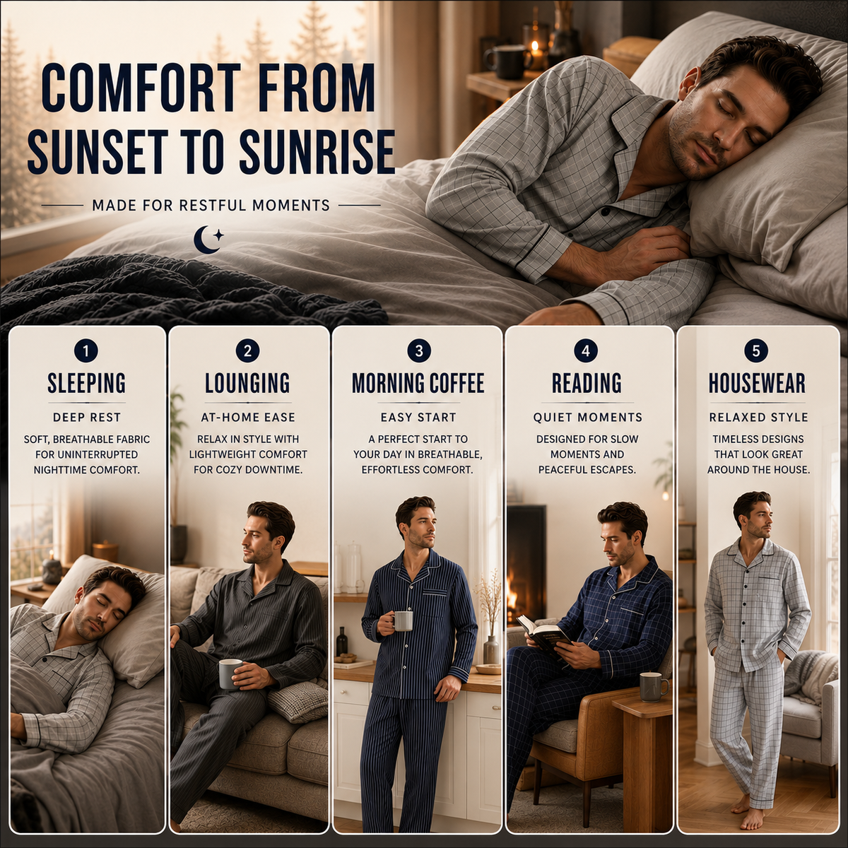 Zweiteiliges Pyjama-Set