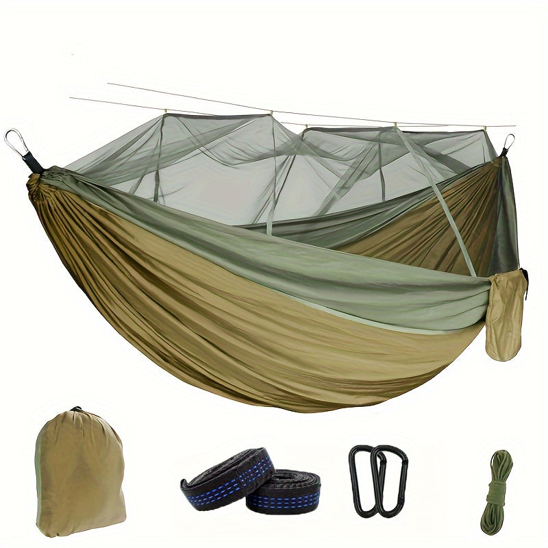 Zwei-Personen-Camping-Hängematte mit Moskitonetz – Bequeme Outdoor-Ausführung