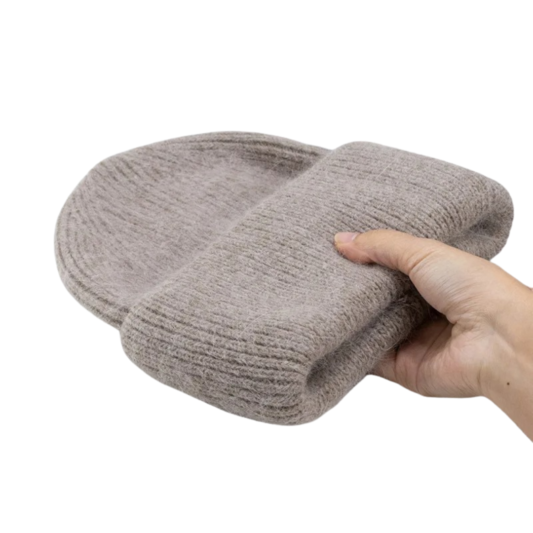 Mischgewebe-Strickmütze