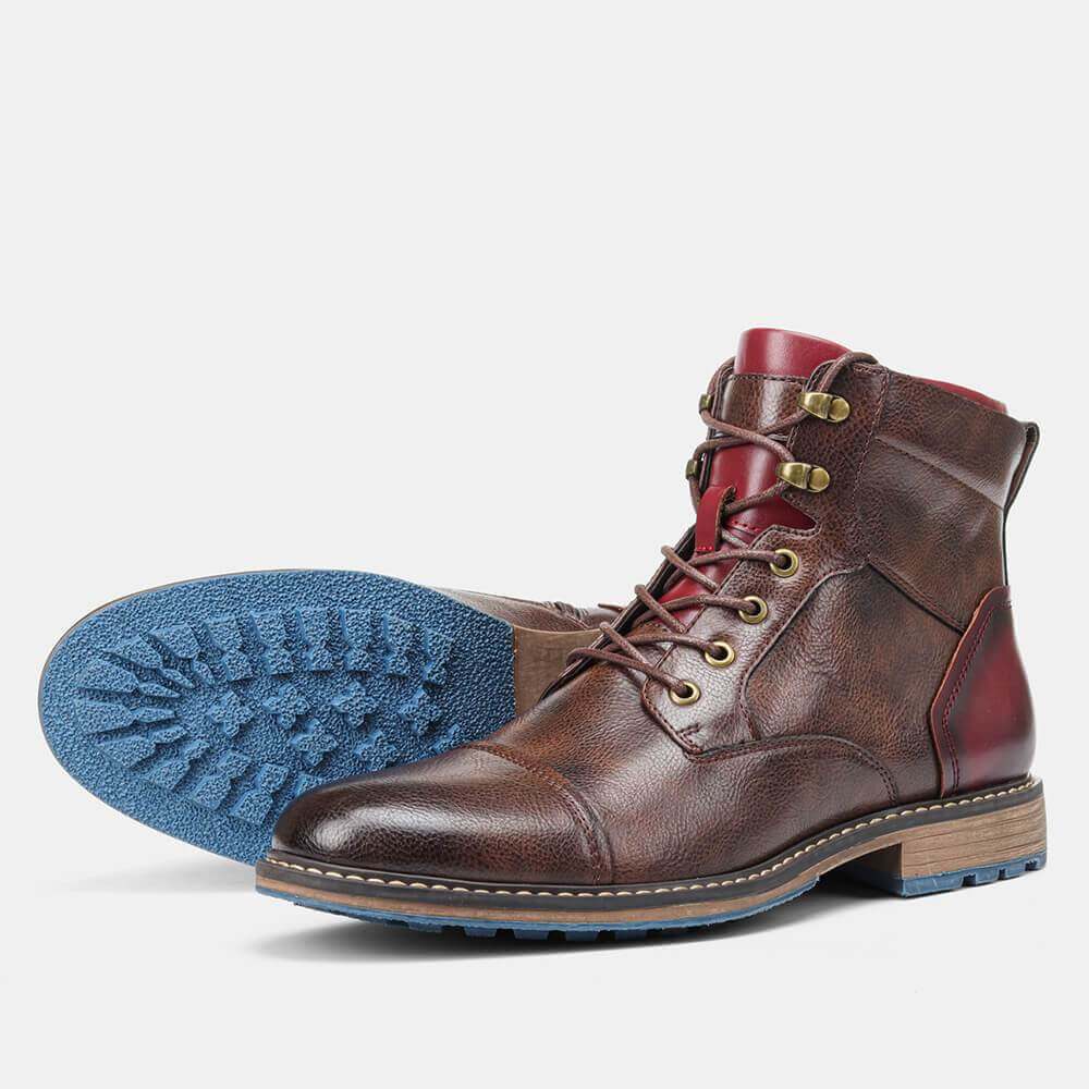 Handgefertigte Oxford-Stiefeletten für Herren