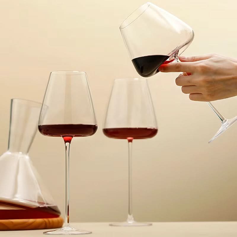 Handgefertigtes Kristall-Wein- und Champagnergläser-Set – 2, 4 oder 6 Stück, in 4 Grössen
