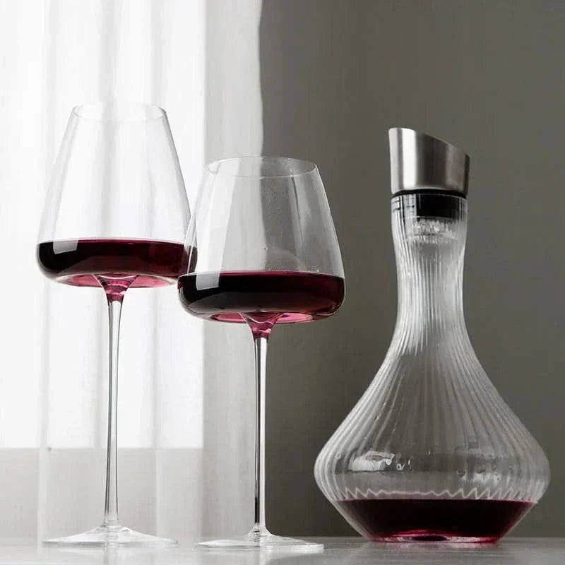 Handgefertigtes Kristall-Wein- und Champagnergläser-Set – 2, 4 oder 6 Stück, in 4 Grössen