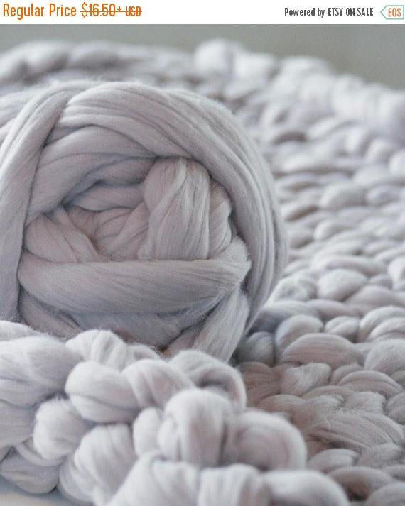 Handgestrickte Decke